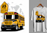 turn your bus into vector cartoon illustrations for anything